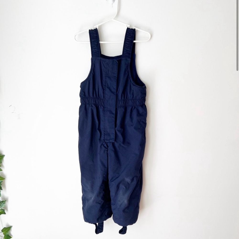 LL Bean 3T Snow Bibs Overalls Snowsuit Snow Pants Navy Blue